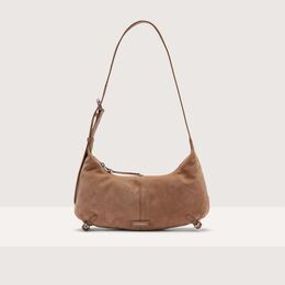 Сумка через плечо Coccinelle Abigail suede bimaterial small, цвет Skin e1so7130301_n71 | skin