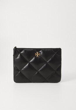 Клатч KIRA DIAMOND QUILT POUCH Tory Burch, черный t0751h0nv-q11 | black