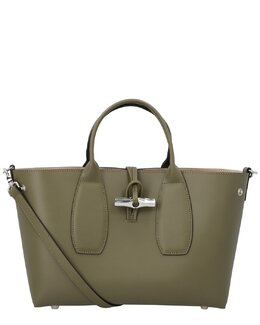 Кожаная сумка Longchamp Le Roseau XS 7760231039036 | green