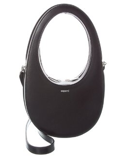 Кожаная сумка-хобо Coperni Swipe Mini, черный 7806261723196 | black