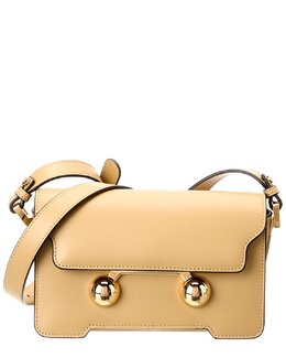 Кожаная сумка через плечо Marni Trunkaroo Mini, бежевый 7792660119612 | beige