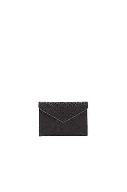 Блестящий клатч Leo в черном цвете Multi Rebecca Minkoff 7803978907708 | black multi