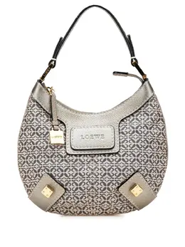 Loewe 2007 Anagram Canvas New Road hobo bag 30571602