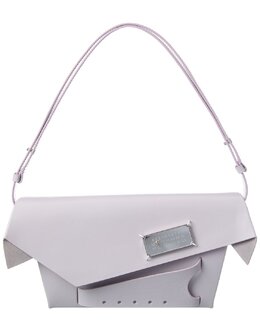 Сумка через плечо Maison Margiela Snatched из кожи, фиолетовый 7886079557692 | purple