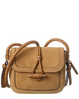 Сумка через плечо Isabel Marant Vigo из замши с клапаном, коричневый 7769345753148 | brown
