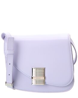 Маленькая кожаная сумка через плечо Ferragamo Fiamma Salvatore Ferragamo, фиолетовый 7792358228028 | purple