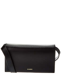 Кожаная сумка через плечо Jil Sander All Day, черный 7907185557564 | black