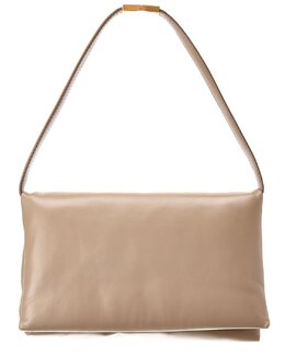 Кожаная сумка через плечо Marni Prisma, бежевый 7875026059324 | beige