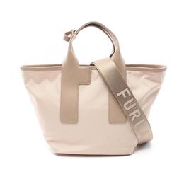 Сумка Furla из розовой кожи и нейлона 7900404875324 | beige, pink