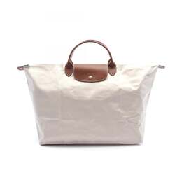 Сумка-тоут Longchamp из нейлоновой кожи, бежевый/коричневый 7889272078396 | beige, brown