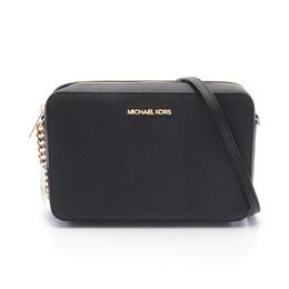 Michael Kors Jet Set кожаная сумка через плечо слинг сумка, черный 7902064115772 | black