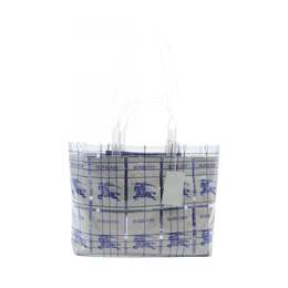 Сумка-тоут Burberry Blue Clear PVC, синий/прозрачный/белый 7889102602300 | blue, clear, white