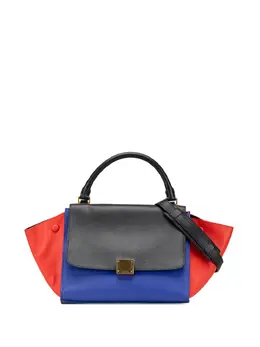 Celine 2014 Small Tricolor Leather Trapeze satchel 30544166