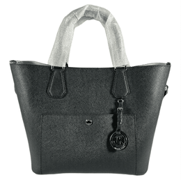Сумка-тоут Michael Kors wichGrab, черный/белый 7820167348284 | black/white
