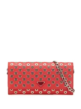 Prada 2000-2013 Saffiano Grommet Wallet On Chain crossbody bag 30544142