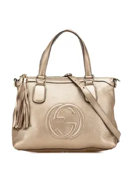 Gucci 2016-2024 Small Metallic Leather Soho Working satchel 30537892