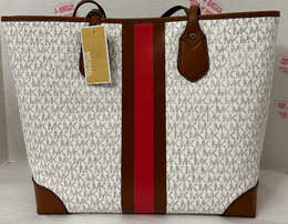 Michael Kors Eva MK Signature Сумка из ПВХ-нейлона с чехлом, цвет dahlia pink/multi/gold 7918464860220 | dahlia pink/multi/gold