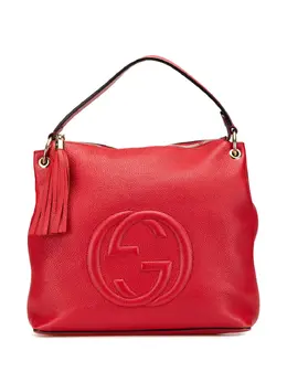 Gucci 2000-2015 Large Pebbled Calfskin Soho Convertible Hobo satchel 30543387