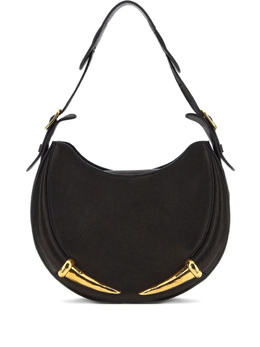 Сумка через плечо Fang Bag изогнутого силуэта Roberto Cavalli, черный skb013pni00 | черный