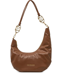 Сумка через плечо с пряжкой-логотипом Love Moschino, коричневый jc4053pp1 | коричневый