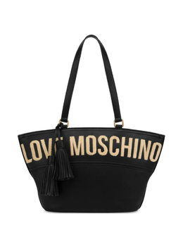 Сумка на плечо с вышитым логотипом Love Moschino, черный jc4285pp0mkj0 | черный