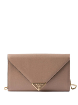 Мини-сумка из сафьяновой кожи Prada, розовый 1bp051v5tonzv | розовый