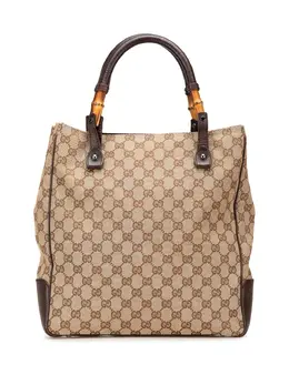 Gucci 2000-2025 GG Canvas Bamboo tote bag 30578299