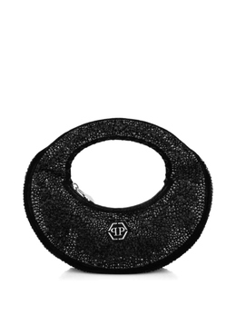 Мини-сумка, украшенная кристаллами Philipp Plein, черный paeawba2096ple009n | черный