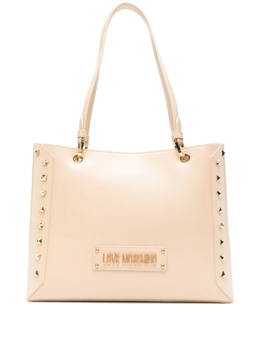 Сумка-тоут с логотипом Love Moschino, нейтральный jc4269pp0mkh0 | нейтральные цвета