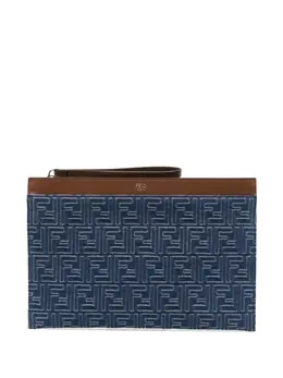 Сумка-клатч с монограммой Fendi, синий 30399401 | синий