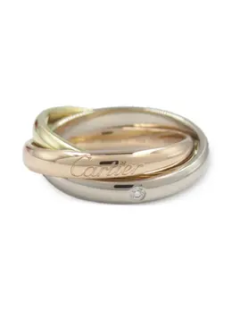 Cartier 2010s 18K gold Trinity diamond ring 30295612