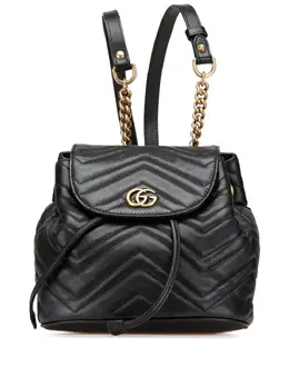Gucci 2016-2024 GG Marmont Matelasse Calfskin backpack 30543269