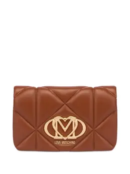 Love Moschino logo-plaque clutch bag 29941714