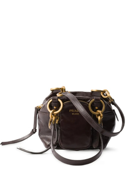Сумка-тоут Dangle размера мини Prada, коричневый 1bb137vooo2cyr | коричневый