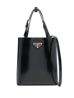 Сумка-ведро с логотипом Prada, черный 1ba401voofzo6 | черный