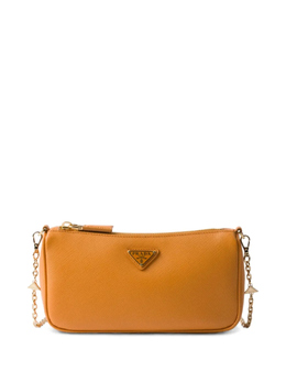 Мини-сумка из сафьяновой кожи Prada, оранжевый 1bc245vcoonzv | оранжевый