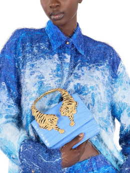 Сумка-тоут Roar Roberto Cavalli, синий skb023pz975 | синий