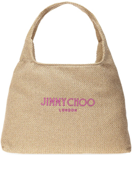 Сумка-тоут с логотипом Jimmy Choo, нейтральный beachdmndhoboltyj | нейтральные цвета