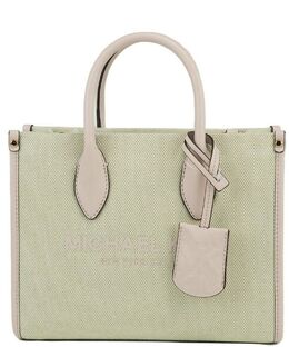 Сумка-шоппер через плечо Mirella Small Powder Blush Canvas Michael Kors 0196163094274
