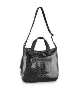 Сумка на плечо Lindsay с патентованным эффектом Tous, чёрный a41473914 | negro