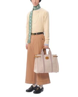 Холщовая сумка Antibes Valentino Garavani, коричневый/бежевый 5247577 | tan/beige