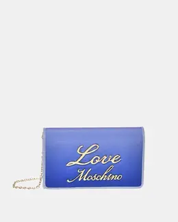 Сумка через плечо с тай-дайком и застежкой на магнитные пуговицы Love Moschino, синий a53533419 | azul