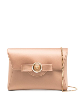 Клатч Crystal Ribbon Versace, коричневый 10198691a11517 | коричневый