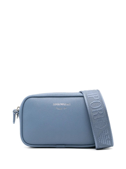 Кожаная сумка через плечо Emporio Armani, синий ew000537af12036 | синий