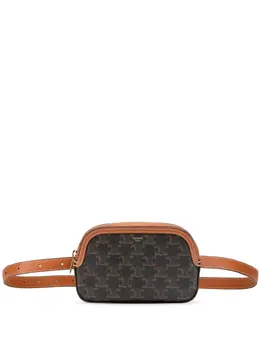 Celine 2019 Triomphe Coated Canvas belt bag 30571280