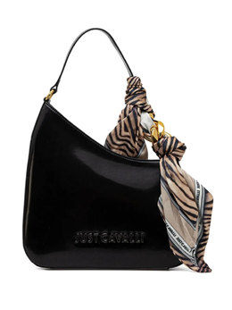 Сумка через плечо с шарфом Just Cavalli, черный 78ra4bh2zsb86 | черный