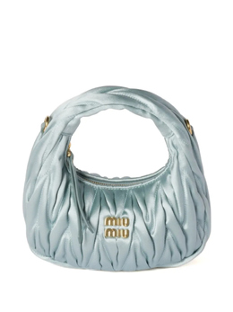 Сумка-шоппер Mini Wander Miu Miu, синий 5bp078volo2bd8 | синий