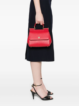 Кожаная сумка-тоут Dolce & Gabbana, красный bb6003b1001 | красный