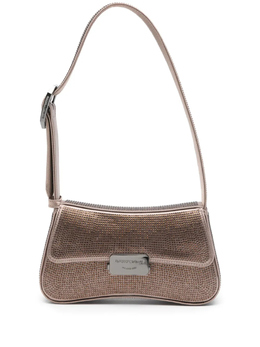 Сумка на плечо со стразами Emporio Armani, коричневый ew001014af15442 | коричневый