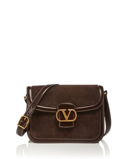 Сумка через плечо из замши от 9 до 5 Valentino Garavani, коричневый 5247572 | brown